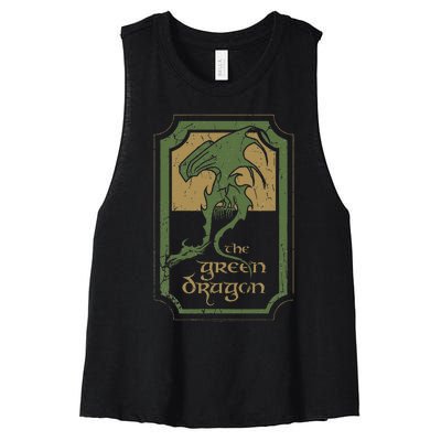 Green Dragon Tavern Women's Racerback Cropped Tank