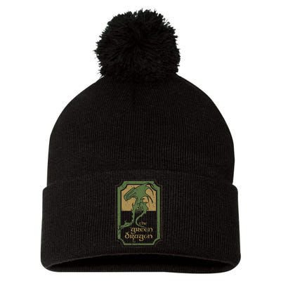 Green Dragon Tavern Pom Pom 12in Knit Beanie