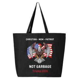 Garbage Donald Trump Maga Republican Mom Christian Patriot 25L Jumbo Tote