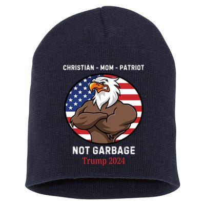 Garbage Donald Trump Maga Republican Mom Christian Patriot Short Acrylic Beanie