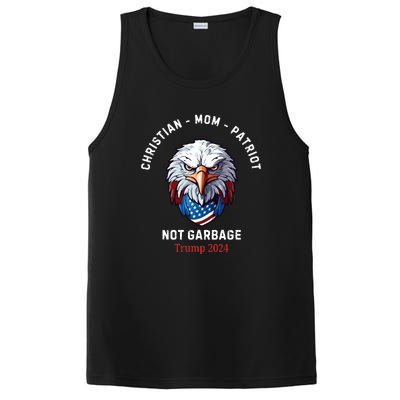 Garbage Donald Trump Maga Republican Mom Christian Patriot PosiCharge Competitor Tank