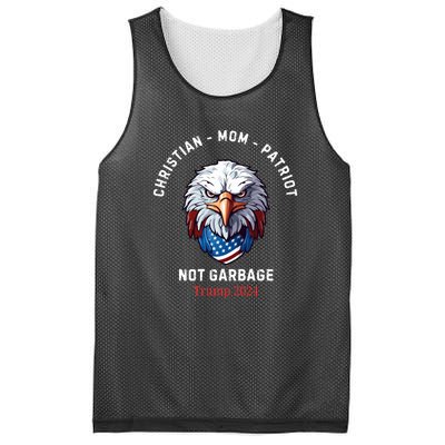 Garbage Donald Trump Maga Republican Mom Christian Patriot Mesh Reversible Basketball Jersey Tank