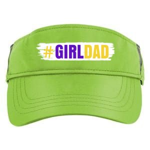 Girl Dad Tribute Memorial # Girl Dad Distressed Adult Drive Performance Visor