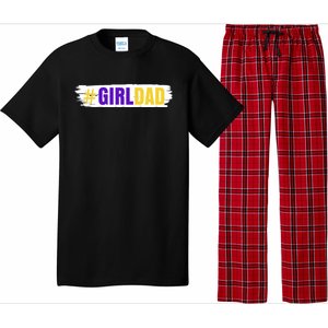 Girl Dad Tribute Memorial # Girl Dad Distressed Pajama Set