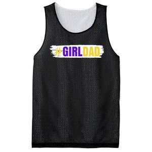 Girl Dad Tribute Memorial # Girl Dad Distressed Mesh Reversible Basketball Jersey Tank