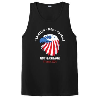 Garbage Donald Trump Maga Republican Mom Christian Patriot PosiCharge Competitor Tank