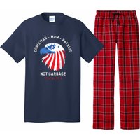 Garbage Donald Trump Maga Republican Mom Christian Patriot Pajama Set