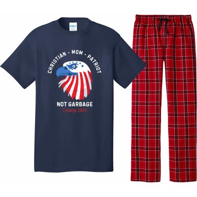 Garbage Donald Trump Maga Republican Mom Christian Patriot Pajama Set