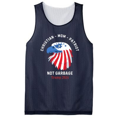 Garbage Donald Trump Maga Republican Mom Christian Patriot Mesh Reversible Basketball Jersey Tank