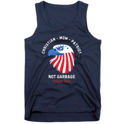 Garbage Donald Trump Maga Republican Mom Christian Patriot Tank Top