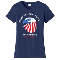 Garbage Donald Trump Maga Republican Mom Christian Patriot Women's T-Shirt