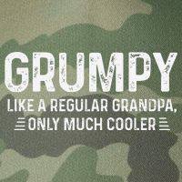 Grumpy Definition Tee Like A Regular Grandpa Only Cooler Legacy Tie Dye Trucker Hat