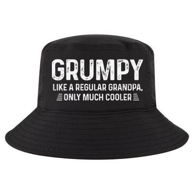 Grumpy Definition Tee Like A Regular Grandpa Only Cooler Cool Comfort Performance Bucket Hat