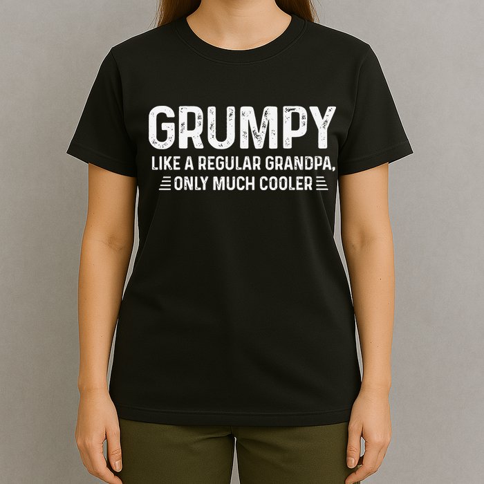 Grumpy Definition Tee Like A Regular Grandpa Only Cooler T-Shirt
