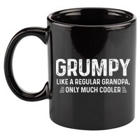 Grumpy Definition Tee Like A Regular Grandpa Only Cooler 11oz C Handle Ceramic Mug