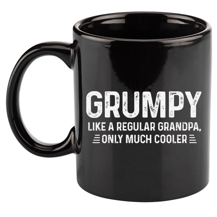 Grumpy Definition Tee Like A Regular Grandpa Only Cooler 11oz C Handle Ceramic Mug