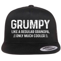 Grumpy Definition Tee Like A Regular Grandpa Only Cooler Flatbill Hat