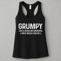 Grumpy Definition Tee Like A Regular Grandpa Only Cooler Womens Tank Top