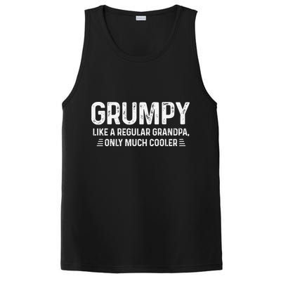 Grumpy Definition Tee Like A Regular Grandpa Only Cooler PosiCharge Competitor Tank