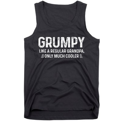 Grumpy Definition Tee Like A Regular Grandpa Only Cooler Tank Top