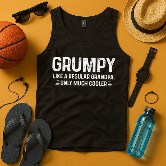Grumpy Definition Tee Like A Regular Grandpa Only Cooler Tank Top