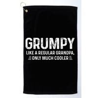 Grumpy Definition Tee Like A Regular Grandpa Only Cooler Golf Towel