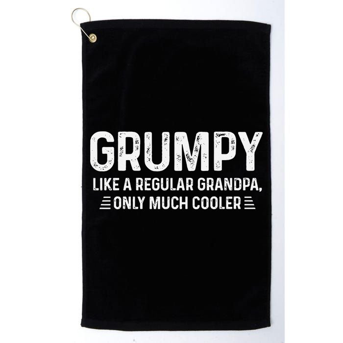 Grumpy Definition Tee Like A Regular Grandpa Only Cooler Golf Towel
