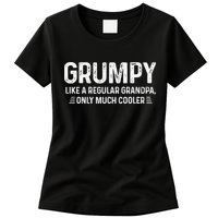 Grumpy Definition Tee Like A Regular Grandpa Only Cooler Womens T-Shirt
