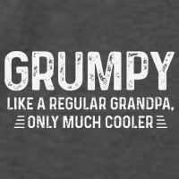 Grumpy Definition Tee Like A Regular Grandpa Only Cooler Vector Backpack