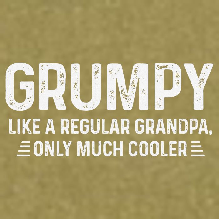 Grumpy Definition Tee Like A Regular Grandpa Only Cooler Garment-Dyed Women's Muscle Tee