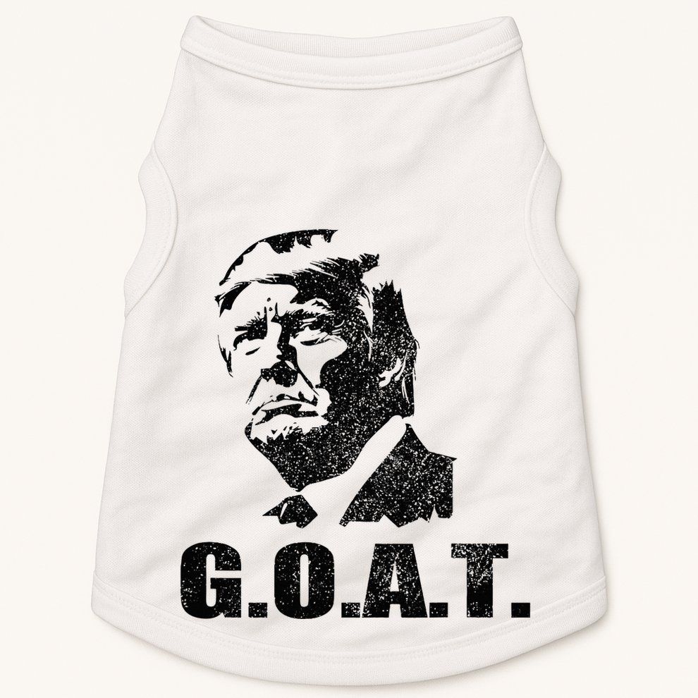Goat Donald Trump 2024 Election Patriotic Political Humor Doggie Tank