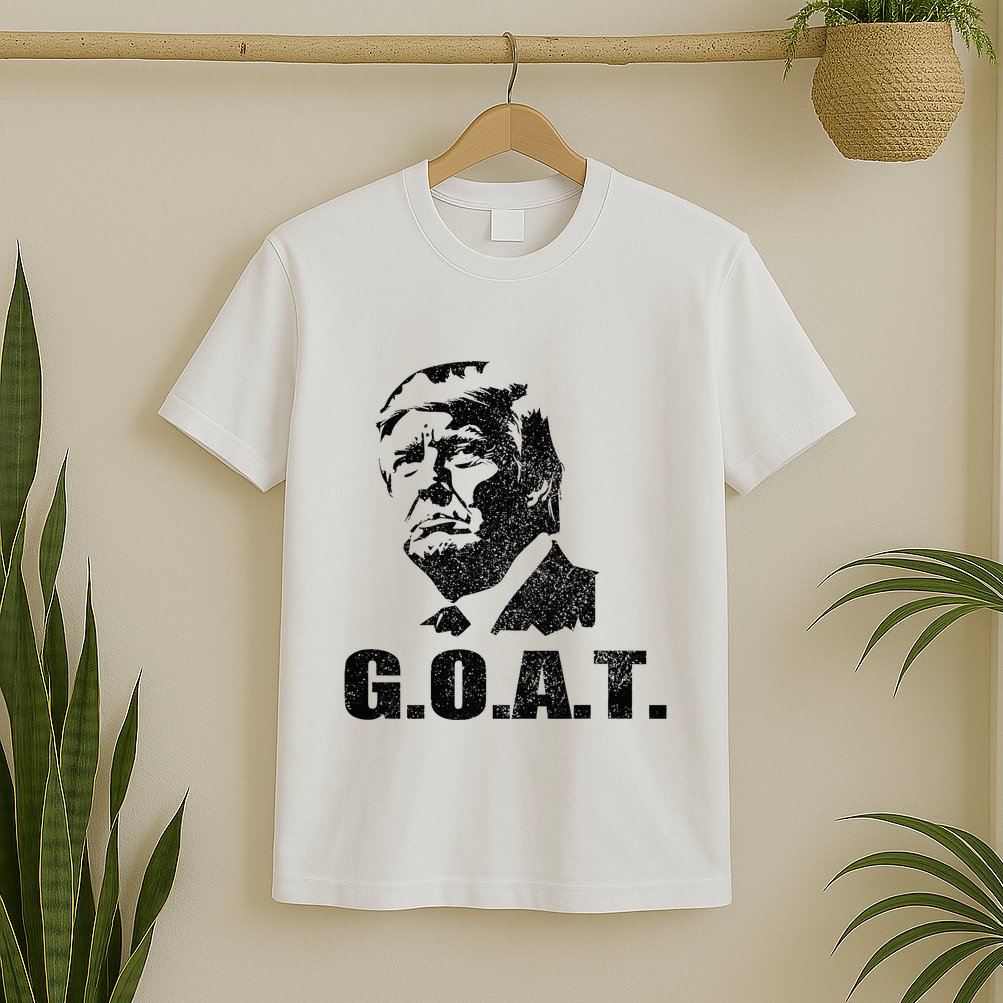 Goat Donald Trump 2024 Election Patriotic Political Humor T-Shirt