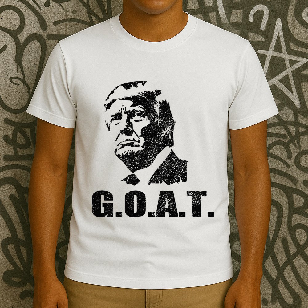 Goat Donald Trump 2024 Election Patriotic Political Humor T-Shirt