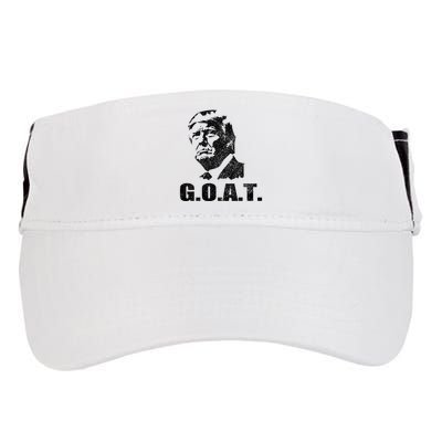 Goat Donald Trump 2024 Election Patriotic Political Humor Adult Drive Performance Visor