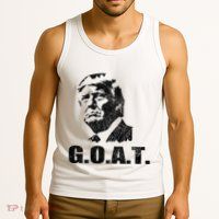 Goat Donald Trump 2024 Election Patriotic Political Humor Tank Top