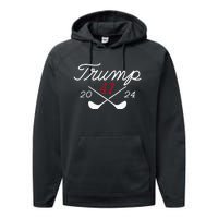 Golf Donald Trump 47 2024 Performance Fleece Hoodie