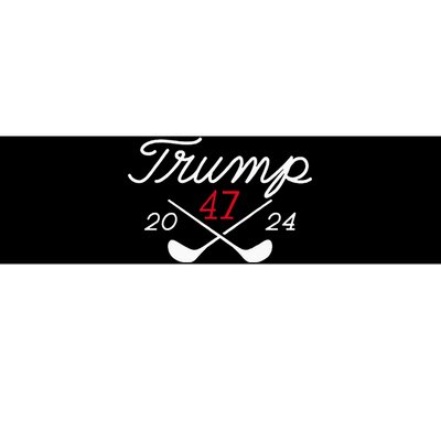 Golf Donald Trump 47 2024 Bumper Sticker