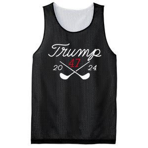 Golf Donald Trump 47 2024 Mesh Reversible Basketball Jersey Tank