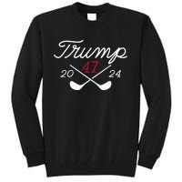 Golf Donald Trump 47 2024 Tall Sweatshirt