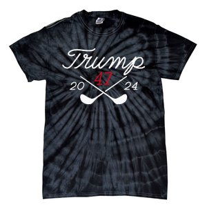 Golf Donald Trump 47 2024 Tie-Dye T-Shirt