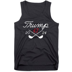 Golf Donald Trump 47 2024 Tank Top