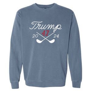 Golf Donald Trump 47 2024 Garment-Dyed Sweatshirt