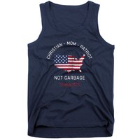 Garbage Donald Trump Maga Republican Mom Christian Patriot Tank Top