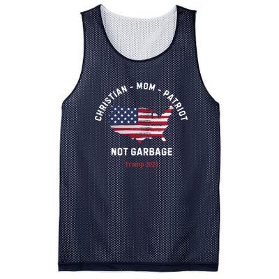 Garbage Donald Trump Maga Republican Mom Christian Patriot Mesh Reversible Basketball Jersey Tank