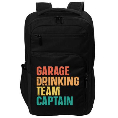 Garage Drinking Team Captain Retro Vintage Impact Tech Backpack