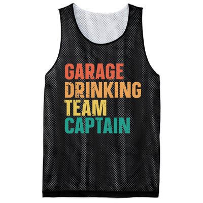 Garage Drinking Team Captain Retro Vintage Mesh Reversible Basketball Jersey Tank
