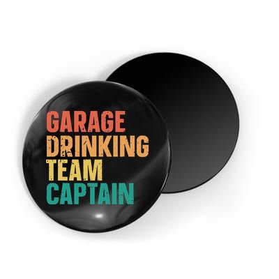 Garage Drinking Team Captain Retro Vintage Magnet