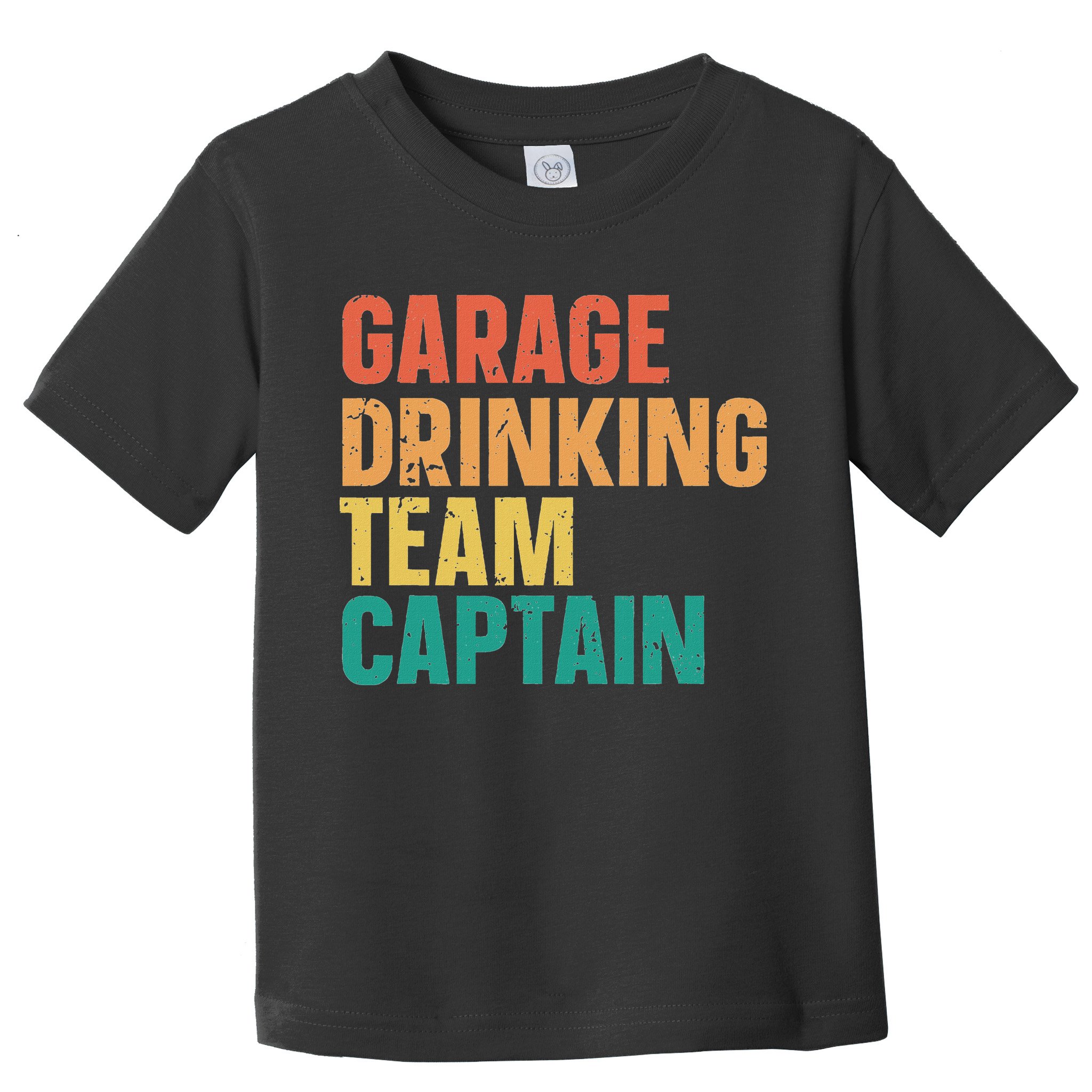 Garage Drinking Team Captain Retro Vintage Toddler T-Shirt