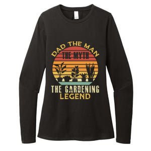 Gardener Dad The The Myth The Gardening Legend Gift Womens CVC Long Sleeve Shirt