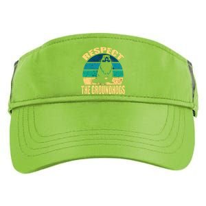 Groundhog DayRespect The Groundhog Adult Drive Performance Visor